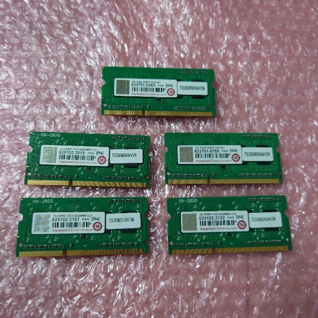 SODIMM DDR3 2GB x52GB用途