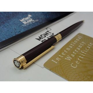 モンブラン(MONTBLANC)の★入手困難な非常に稀少初期型逸品ノブレスエレガンス・ボルドーカラー★モンブラン社(ペン/マーカー)