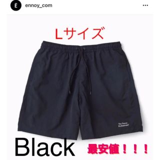 ワンエルディーケーセレクト(1LDK SELECT)のennoy エンノイ ブラック　Lサイズ(ショートパンツ)