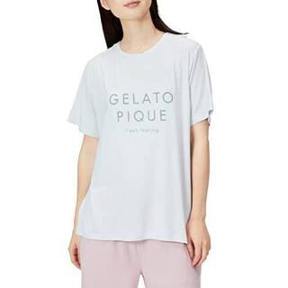 ジェラートピケ(gelato pique)のgelato piqueフルーツロゴ柄Tシャツ　ミント(Tシャツ(半袖/袖なし))
