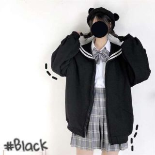 新品‼️ 送料無料‼️　韓国 パーカー セーラー 地雷病みかわ メンヘラ XL(パーカー)