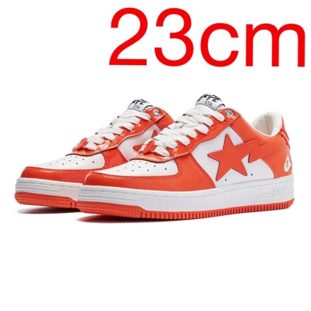 【23cm、24cm】 BAPE STA ORANGE オレンジ