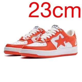 アベイシングエイプ(A BATHING APE)の【23cm、24cm】 BAPE STA ORANGE オレンジ(スニーカー)