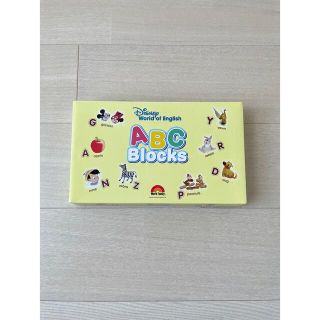 ディズニー(Disney)のDWE   ABC積み木　¥2,800→¥900(積み木/ブロック)