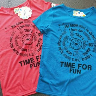 婦人TシャツＭ色違い２枚セット(Tシャツ(半袖/袖なし))