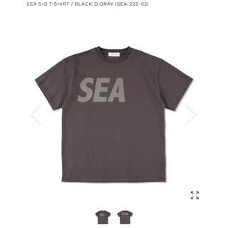 ウィンダンシー(WIND AND SEA)のWIND AND SEA 半袖Tシャツ Black-D.Gray Ｌサイズ　限定(Tシャツ/カットソー(半袖/袖なし))