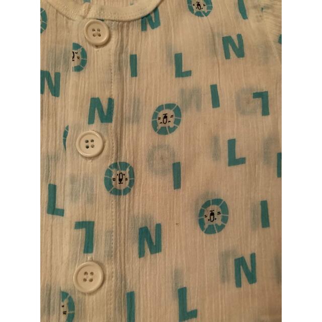 AEON(イオン)の未使用🎗イオン購入　パジャマ上　80 キッズ/ベビー/マタニティのベビー服(~85cm)(パジャマ)の商品写真