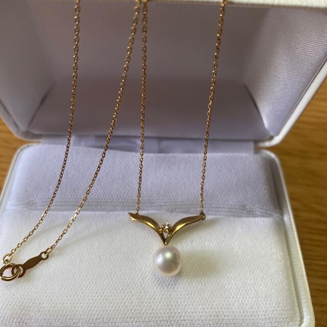 高価値セリー ミキモト真珠 リボンネックレス 18K tdh-latinoamerica.de