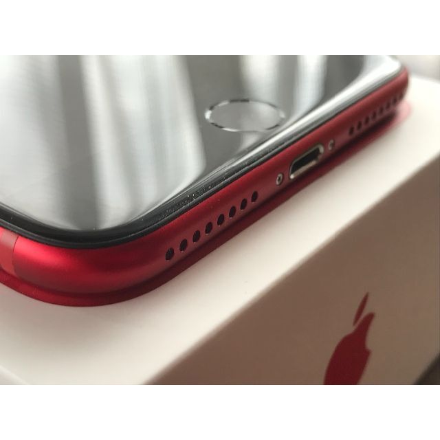 【美品】■iPhone8Plus 256GB RED SIMフリー■