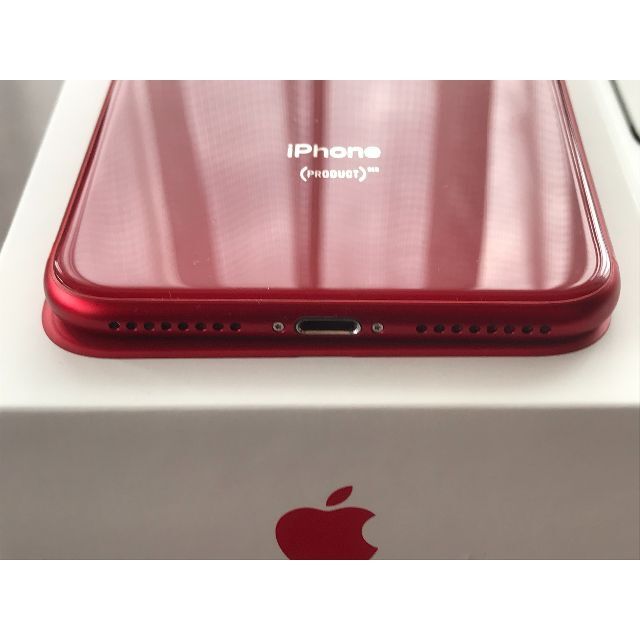 Apple(アップル)の【美品】■iPhone8Plus 256GB RED SIMフリー■ スマホ/家電/カメラのスマートフォン/携帯電話(スマートフォン本体)の商品写真