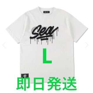 ウィンダンシー(WIND AND SEA)のIT'S A LIVING X WDS (SEA) T-SHIRT L(Tシャツ/カットソー(半袖/袖なし))