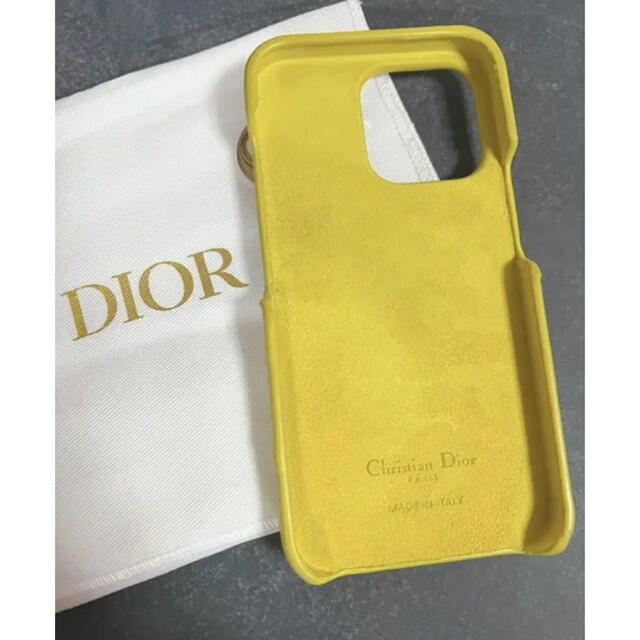 Dior イエロー iPhoneカバー 希少 - iPhoneケース