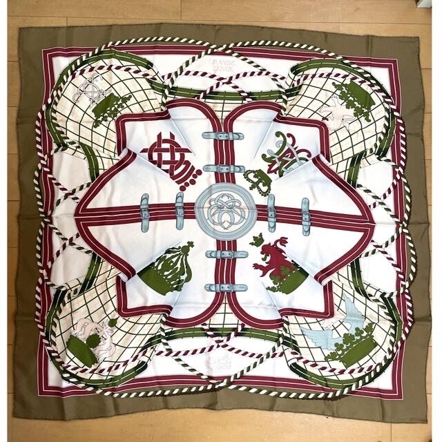 エルメス カレ ウォッシュ 90×90 美品 20年SS
