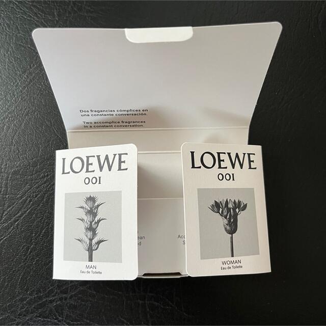 LOEWE(ロエベ)の【大人気】ロエベ　香水2本　サンプル　カタログ　メッセージカード入れ　3点セット コスメ/美容のキット/セット(サンプル/トライアルキット)の商品写真