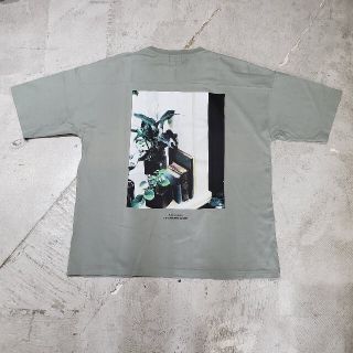 スリック(SLICK)のSLICK スリック プリント Tシャツ 半袖Tシャツ メンズ サイズ 2(Tシャツ/カットソー(半袖/袖なし))