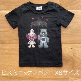 ヒステリックミニ(HYSTERIC MINI)の【美品】ヒステリックミニ　ケアベア　コラボTシャツ(シャツ/カットソー)