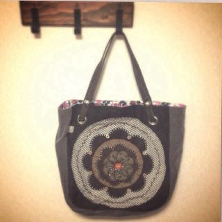 海外輸入品▽ハンドメイドバック(トートバッグ)
