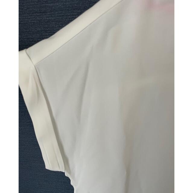 GU(ジーユー)の【新品未使用】GUエアリーシャツ（半袖） レディースのトップス(Tシャツ(半袖/袖なし))の商品写真