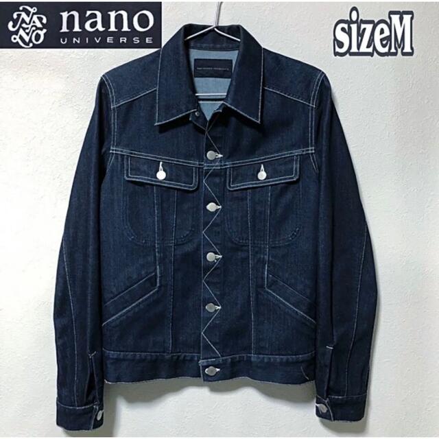 nano・universe(ナノユニバース)のsizeM◆匿名配送♢nano universe◆デニムジャケット 美品 レディースのジャケット/アウター(Gジャン/デニムジャケット)の商品写真