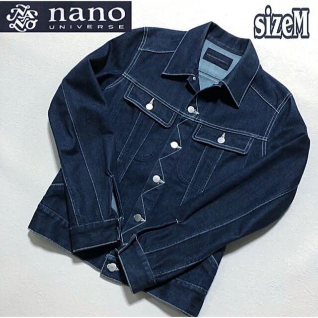 nano・universe(ナノユニバース)のsizeM◆匿名配送♢nano universe◆デニムジャケット 美品 レディースのジャケット/アウター(Gジャン/デニムジャケット)の商品写真