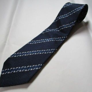 エルメネジルドゼニア(Ermenegildo Zegna)のエルメネジルド ゼニア シルク ネクタイ イタリア製 ネイビー 紺(ネクタイ)