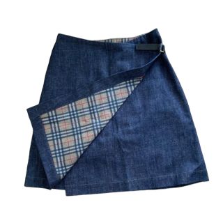 バーバリーブルーレーベル(BURBERRY BLUE LABEL)のBurberrysデニムスカート(ミニスカート)