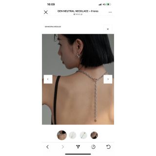 h'eres / GEN NEUTRAL NECKLACEの通販 by rein0127|ラクマ