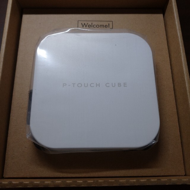 ピータッチキューブ P-TOUCH CUBE PT-P300BT　アダプター付