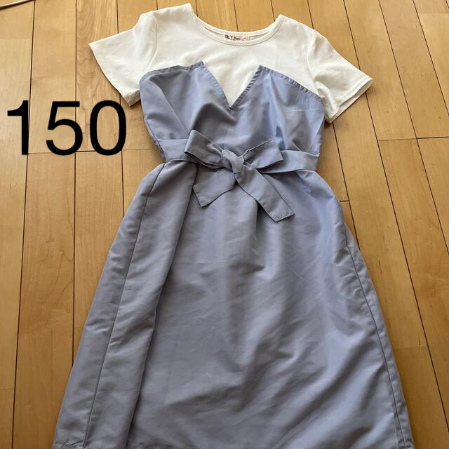 しまむら(シマムラ)のしまむら　ワンピース　150 キッズ/ベビー/マタニティのキッズ服女の子用(90cm~)(ワンピース)の商品写真