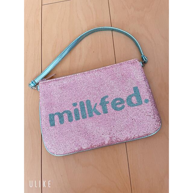 MILKFED.(ミルクフェド)のmilkfed   ポーチ　キラキラ レディースのファッション小物(ポーチ)の商品写真