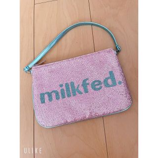 ミルクフェド(MILKFED.)のmilkfed   ポーチ　キラキラ(ポーチ)