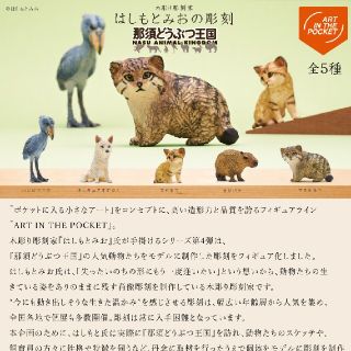 那須どうぶつ王国　　はしもとみお彫刻ガチャ　ホッキョクオオカミ(その他)