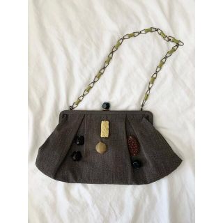 美品18万◆MARNI マルニ がまぐちデザイン 2way ナッパレザー バッグ