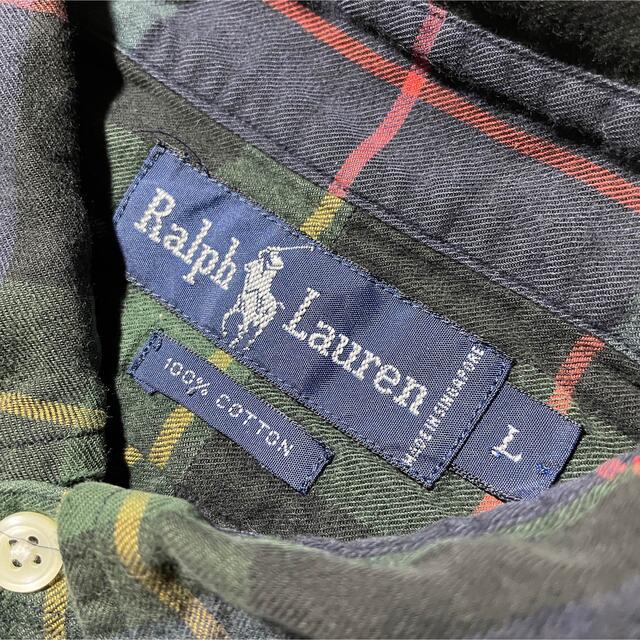 POLO RALPH LAUREN(ポロラルフローレン)の90s-00s POLO RALPH LAUREN ボタンダウンシャツ Y2K メンズのトップス(シャツ)の商品写真