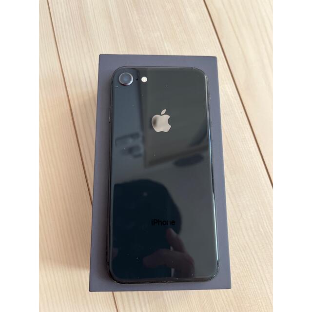 iPhone(アイフォーン)のiPhone8 64GB スペースグレー　ジャンク品 スマホ/家電/カメラのスマートフォン/携帯電話(スマートフォン本体)の商品写真