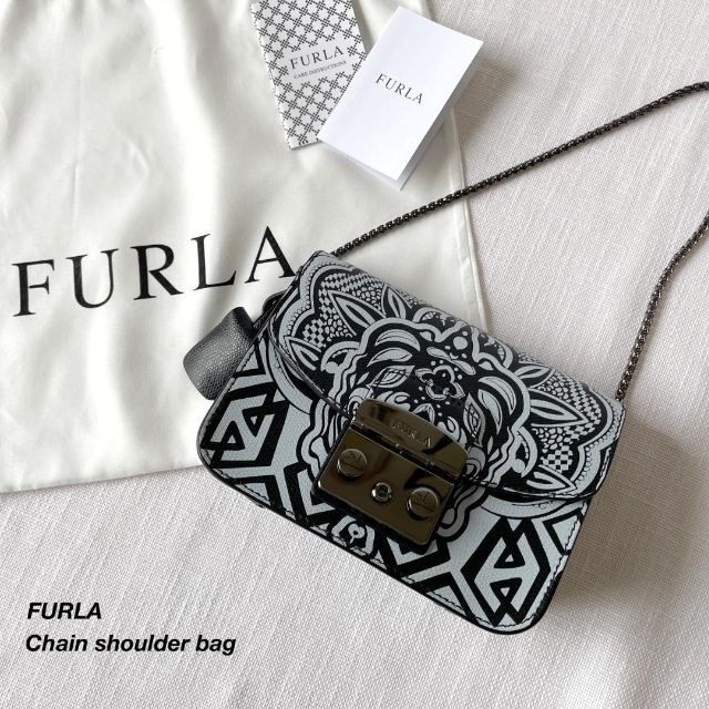 Furla - 極美品 フルラ メトロポリス 総柄 ショルダーバッグ 斜めがけ