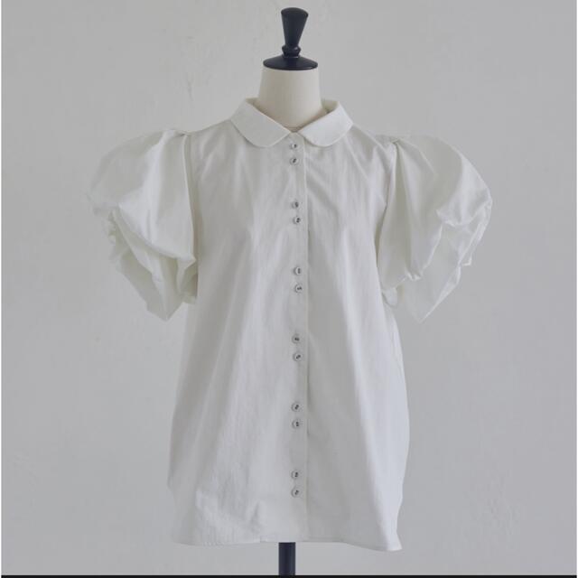 新品未使用品 RIKO Tokyo パフスリーブ シャツ-