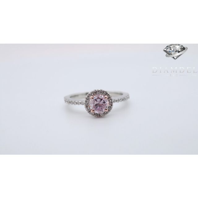 ピンクダイヤモンドリング/ F.L.P.PINK/ 0.774 ct. レディースのアクセサリー(リング(指輪))の商品写真