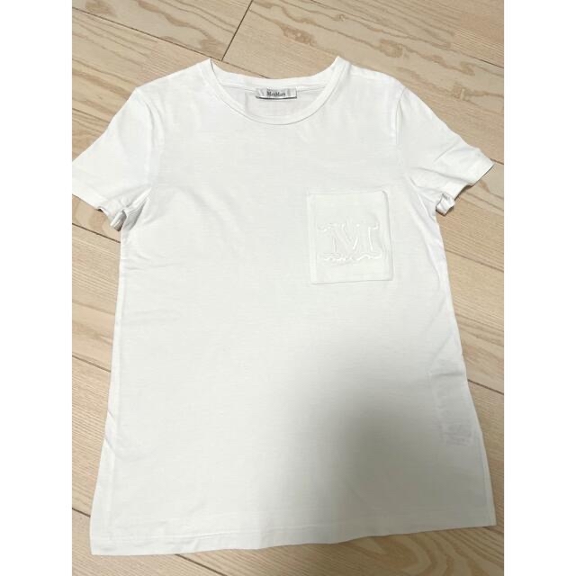 Max Mara - MAXMARA ロゴTシャツ ホワイト XSの通販 by Mi｜マックスマーラならラクマ