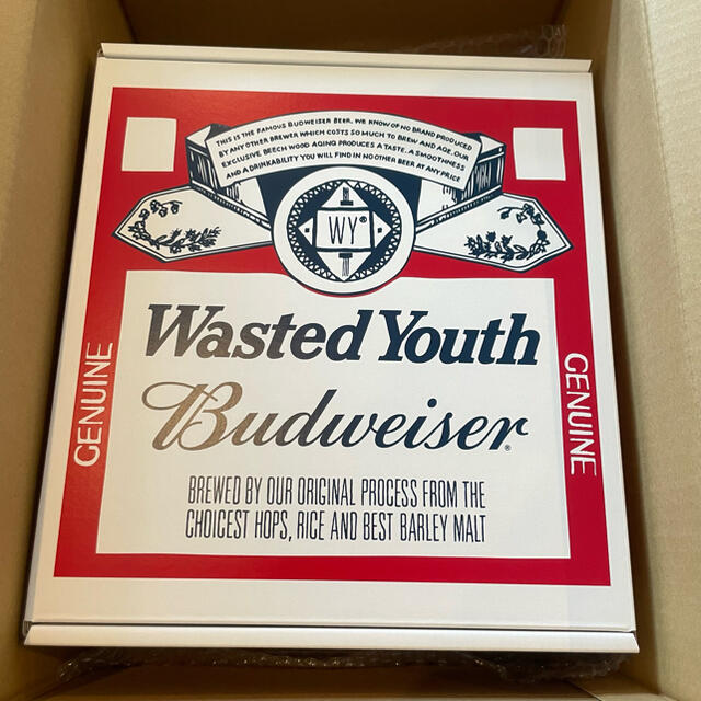 HUMAN MADE(ヒューマンメイド)のwasted youth budweiser Tシャツ Mサイズ BOX付き メンズのトップス(Tシャツ/カットソー(半袖/袖なし))の商品写真