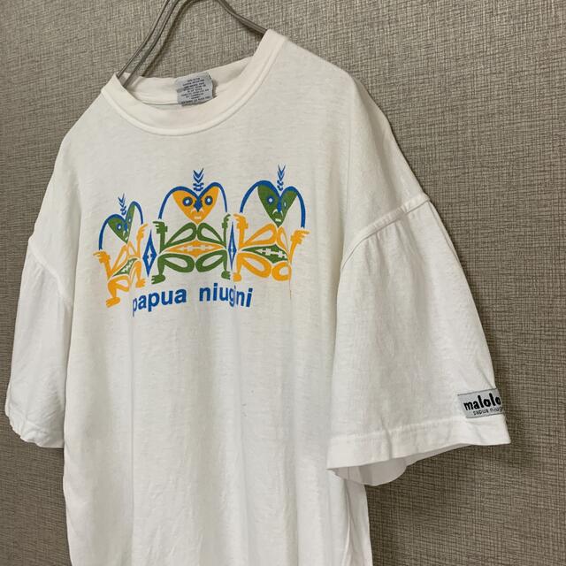 90s ビンテージ　古着　アメリカ古着　パプアニューギニアtee アメリカ輸入 メンズのトップス(Tシャツ/カットソー(半袖/袖なし))の商品写真