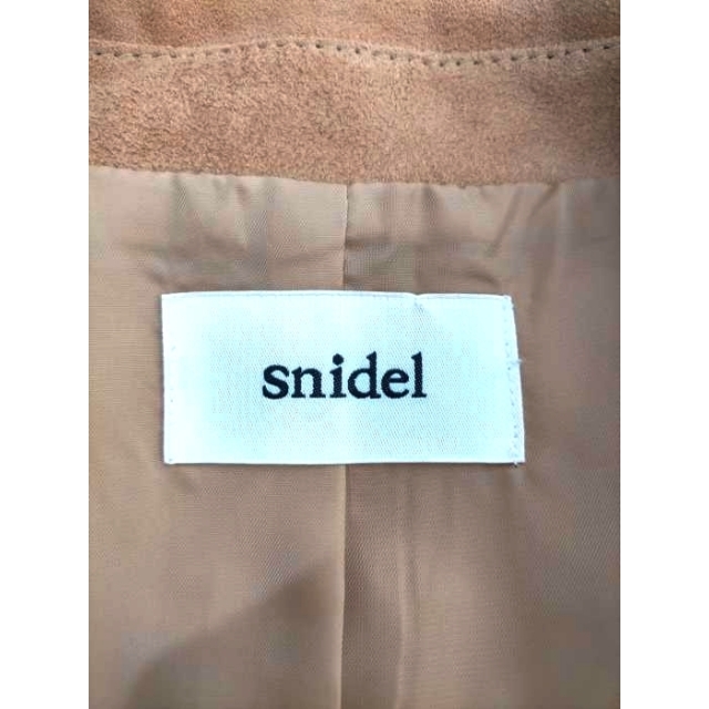 SNIDEL(スナイデル)のsnidel(スナイデル) ゴートレザー コート レディース アウター コート レディースのジャケット/アウター(その他)の商品写真