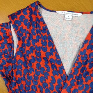 ダイアンフォンファステンバーグ(DIANE von FURSTENBERG)の【美品】DIAN von FURSTENBERHG(ひざ丈ワンピース)