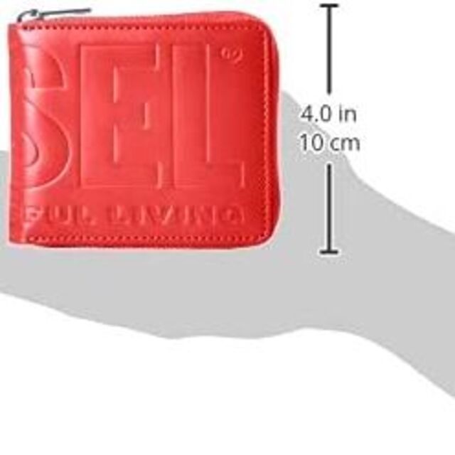 DIESEL - 【新品未使用】 DIESEL ディーゼル 折り財布 レッド DIESEL - 【新品未使用】 DIESEL ディーゼル 折り財布 レッド