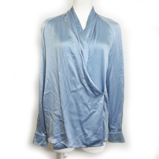 割引送料無料 マックスマーラ リボンデザインシャツ コットン 白タグ サイズ40 シャツ/ブラウス(七分/長袖)