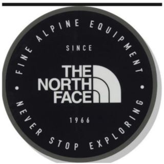 ザノースフェイス(THE NORTH FACE)の【未開封新品】ノースフェイス　ワッペン　アイロン　黒色　直径7センチ　簡単貼付け(その他)