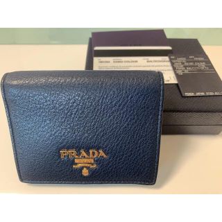 プラダ(PRADA)の【美品】 PRADA バイカラー折り財布(財布)