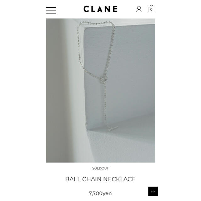 CLANE - ✴️定価7,700円【CLANE即完品】【タグ付新品】チェーン