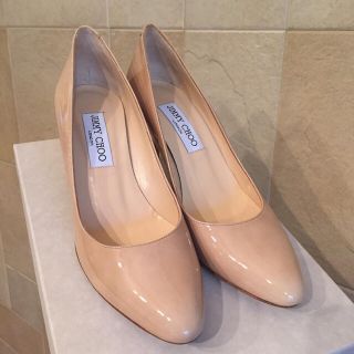 ジミーチュウ(JIMMY CHOO)の【naocat様専用】ジミーチュウ☆ピンクベージュパンプス(ハイヒール/パンプス)