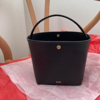 chiiiibag レザーバスケット⭐︎ブラック⭐︎ご専用！(ハンドバッグ)